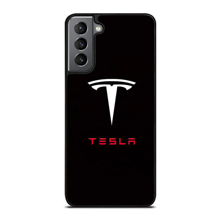 TESLA ELECTRIC CAR LOGO Samsung Galaxy S21 Plus Case