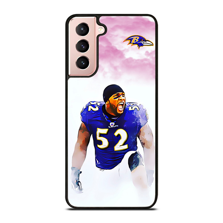 BALTIMORE RAVENS RAY LEWIS 52 Samsung Galaxy S21 Case