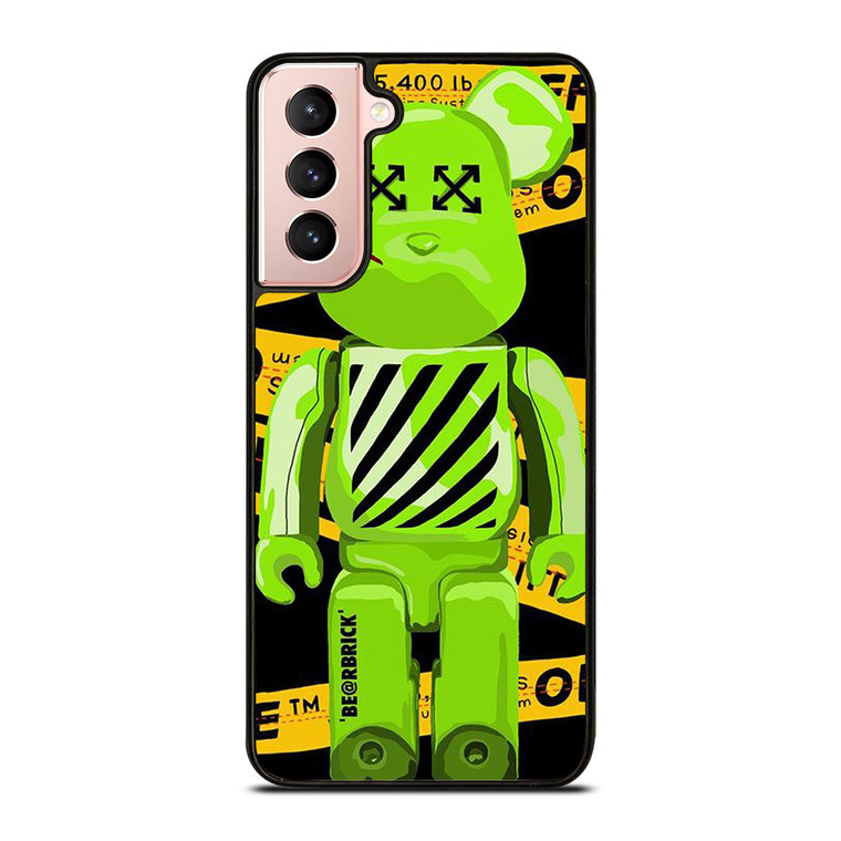 BEARBRICK X OFF WHITE 2 Samsung Galaxy S21 Case