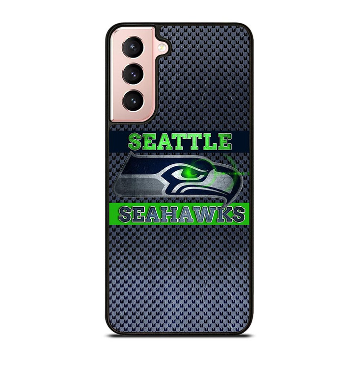 SEATTLE SEAHAWKS METAL LOGO Samsung Galaxy S21 Case