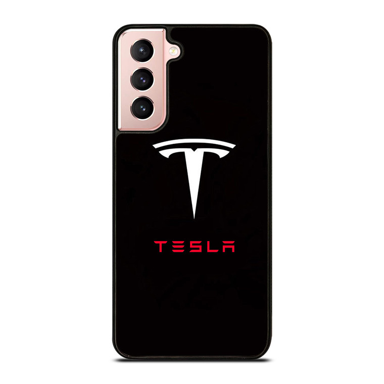 TESLA ELECTRIC CAR LOGO Samsung Galaxy S21 Case