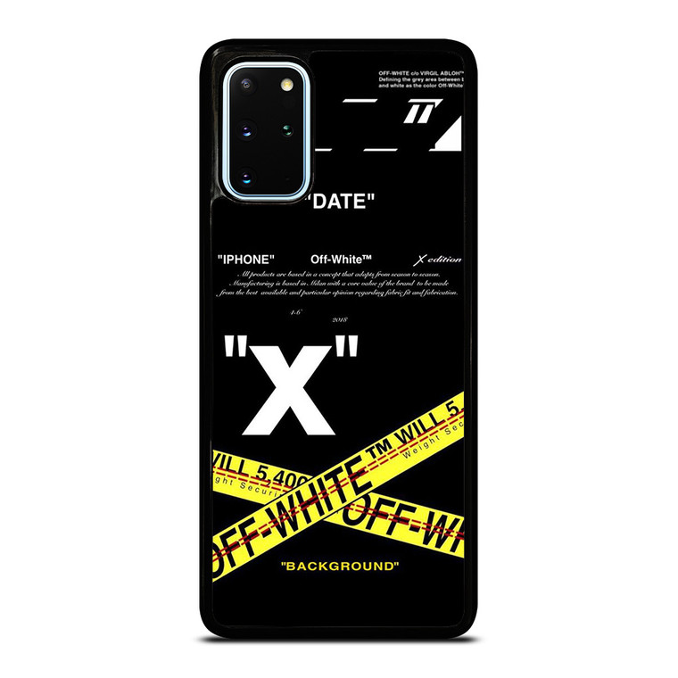 OFF WHITE X BACKGROUND Samsung Galaxy S20 Plus Case