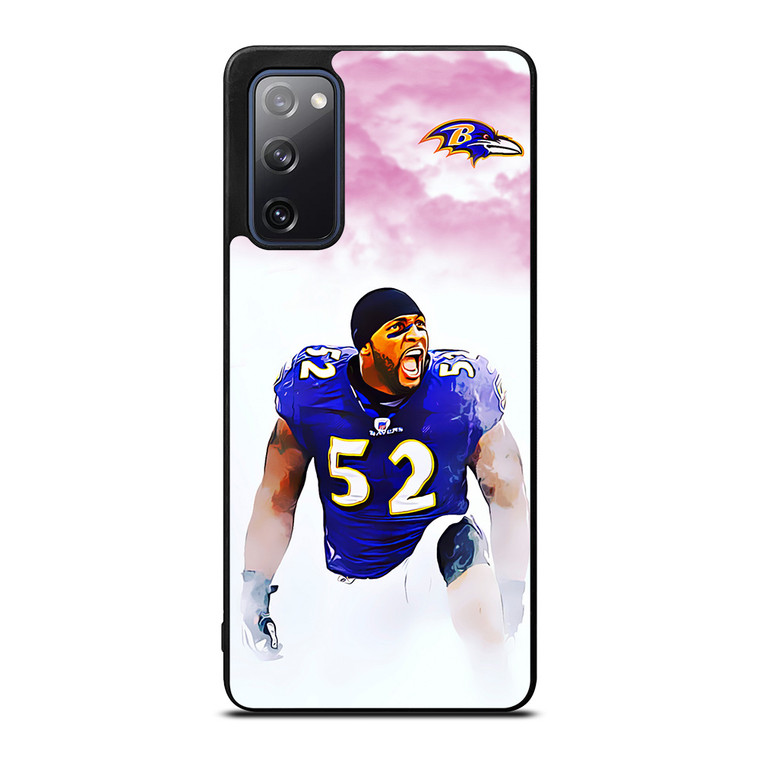 BALTIMORE RAVENS RAY LEWIS 52 Samsung Galaxy S20 FE Case
