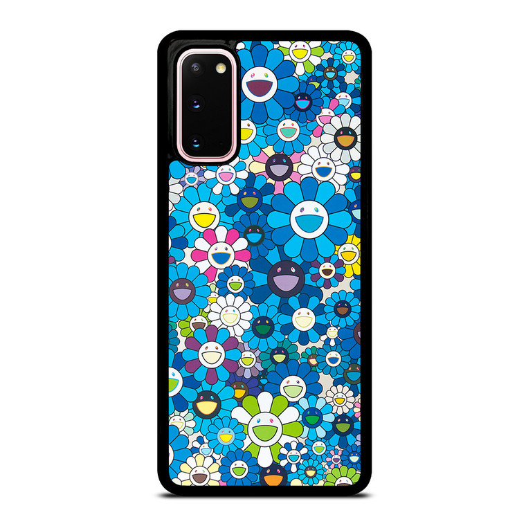 TAKASHI MURAKAMI BLUE FLOWERS Samsung Galaxy S20 Case