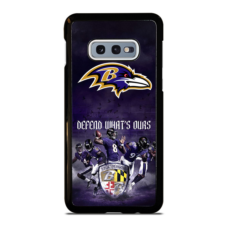 BALTIMORE RAVENS DEFEND Samsung Galaxy S10e Case