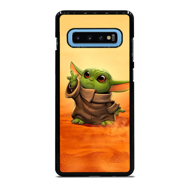 BABY YODA CARTOON STAR WARS Samsung Galaxy S10 Plus Case