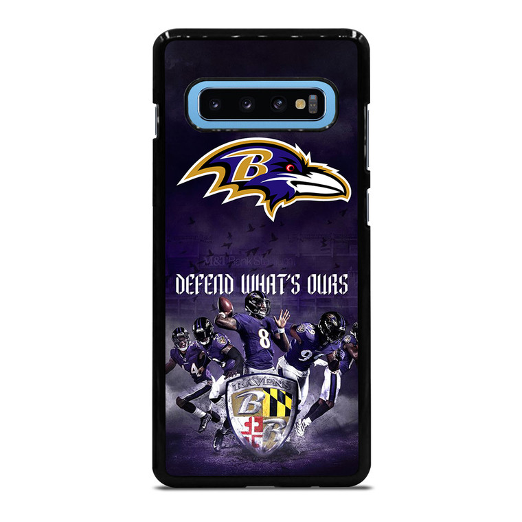 BALTIMORE RAVENS DEFEND Samsung Galaxy S10 Plus Case