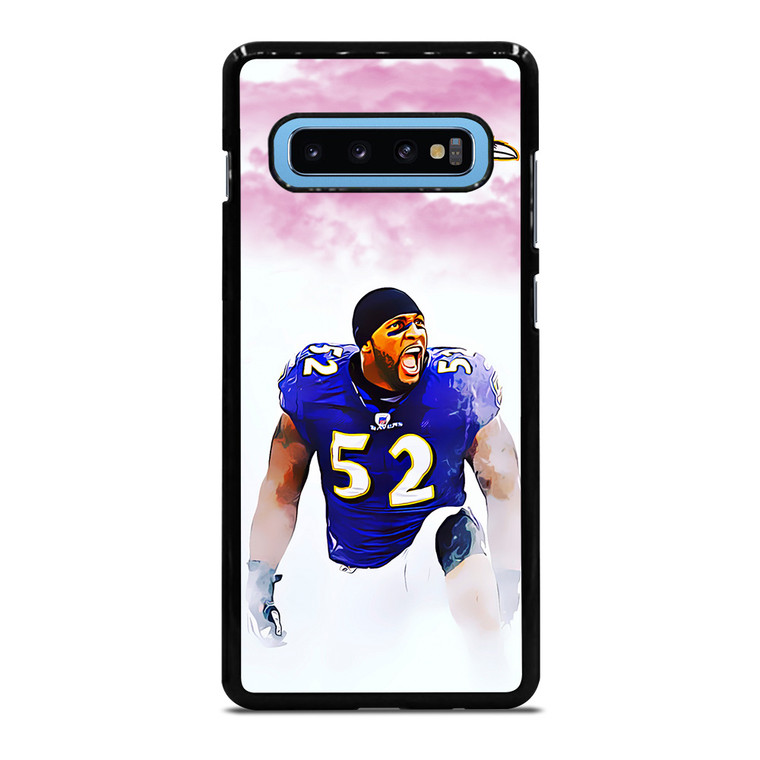 BALTIMORE RAVENS RAY LEWIS 52 Samsung Galaxy S10 Plus Case