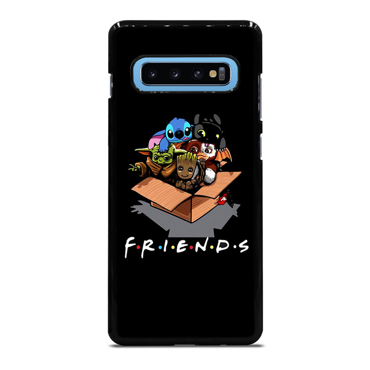 FRIENDS BABY YODA GROOT STITCH TOOTHLESS Samsung Galaxy S10 Plus Case