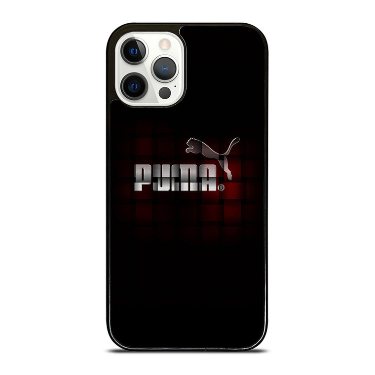 PUMA LOGO RED BLOCK iPhone 12 Pro Case
