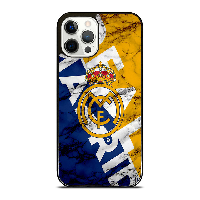 REAL MADRID MARBLE ART LOGO iPhone 12 Pro Case