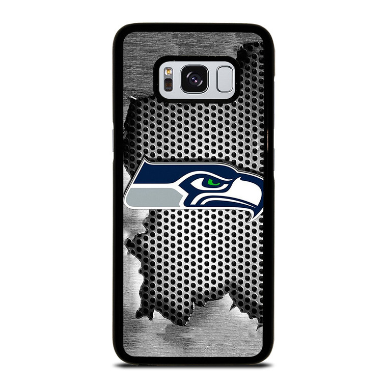 SEATTLE SEAHAWKS METAL LOGO Samsung Galaxy S8 Case