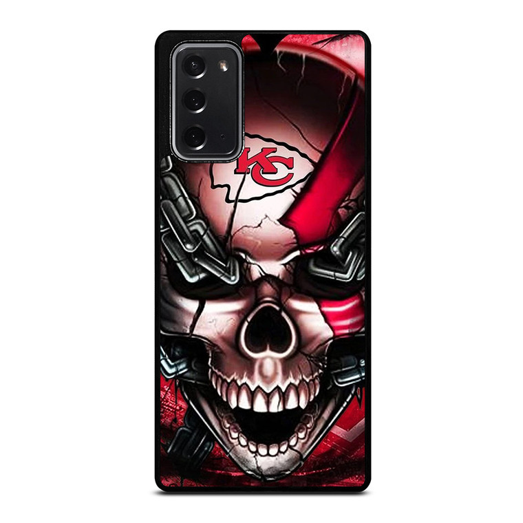 KANSAS CITY CHIEFS SKULL Samsung Galaxy Note 20 Case