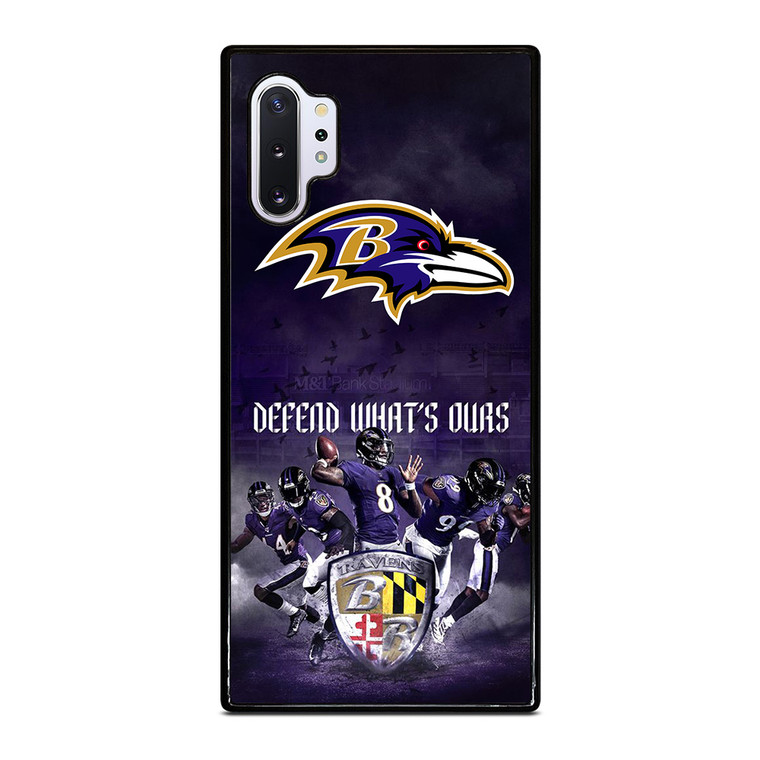 BALTIMORE RAVENS DEFEND Samsung Galaxy Note 10 Plus Case