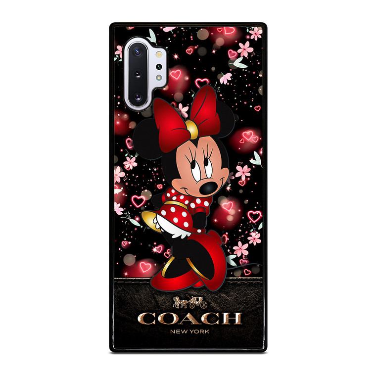MINNIE MOUSE COACH FLOWERS Samsung Galaxy Note 10 Plus Case