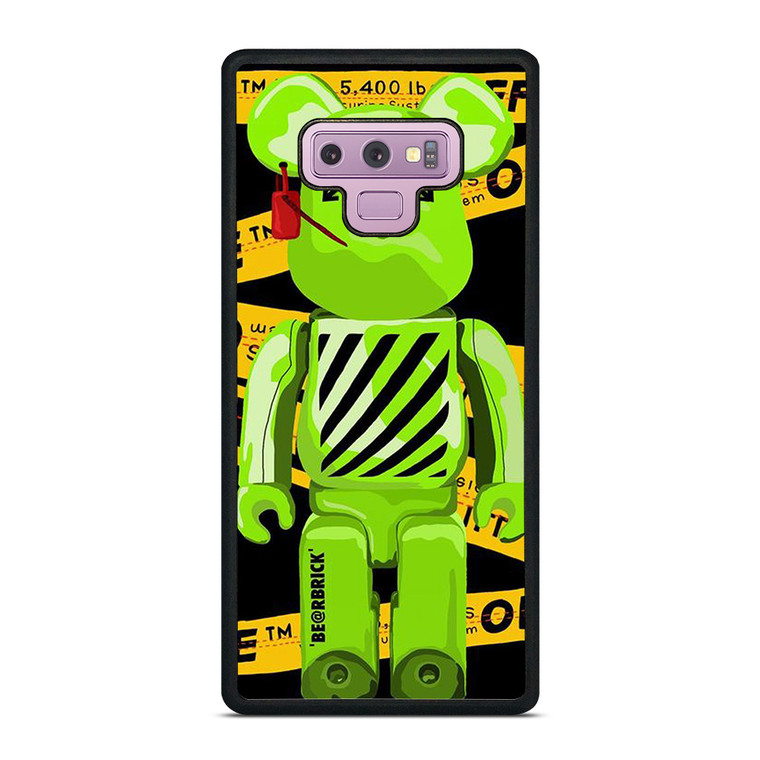 BEARBRICK X OFF WHITE 2 Samsung Galaxy Note 9 Case