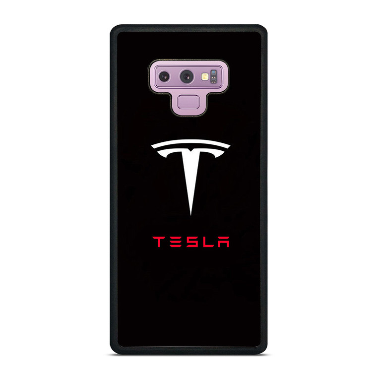 TESLA ELECTRIC CAR LOGO Samsung Galaxy Note 9 Case