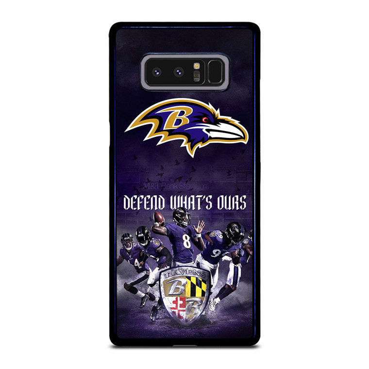 BALTIMORE RAVENS DEFEND Samsung Galaxy Note 8 Case