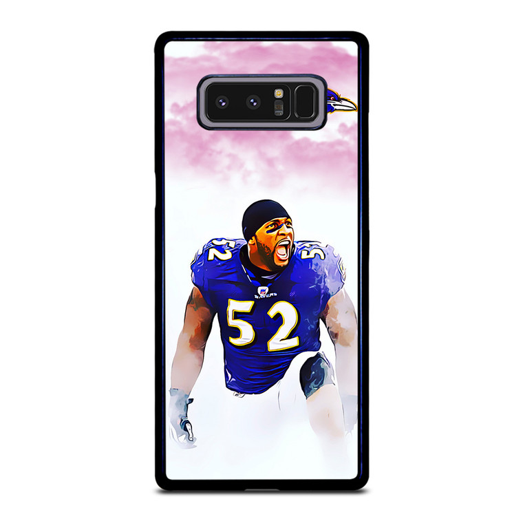 BALTIMORE RAVENS RAY LEWIS 52 Samsung Galaxy Note 8 Case