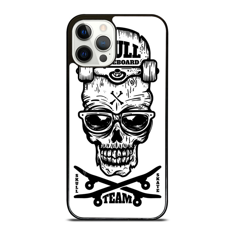 SKULL SKATEBOARD TEAM LOGO iPhone 12 Pro Case