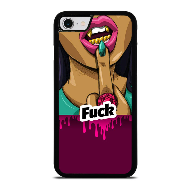DOPE FUCK GIRL VIOLET iPhone SE 2022 Case