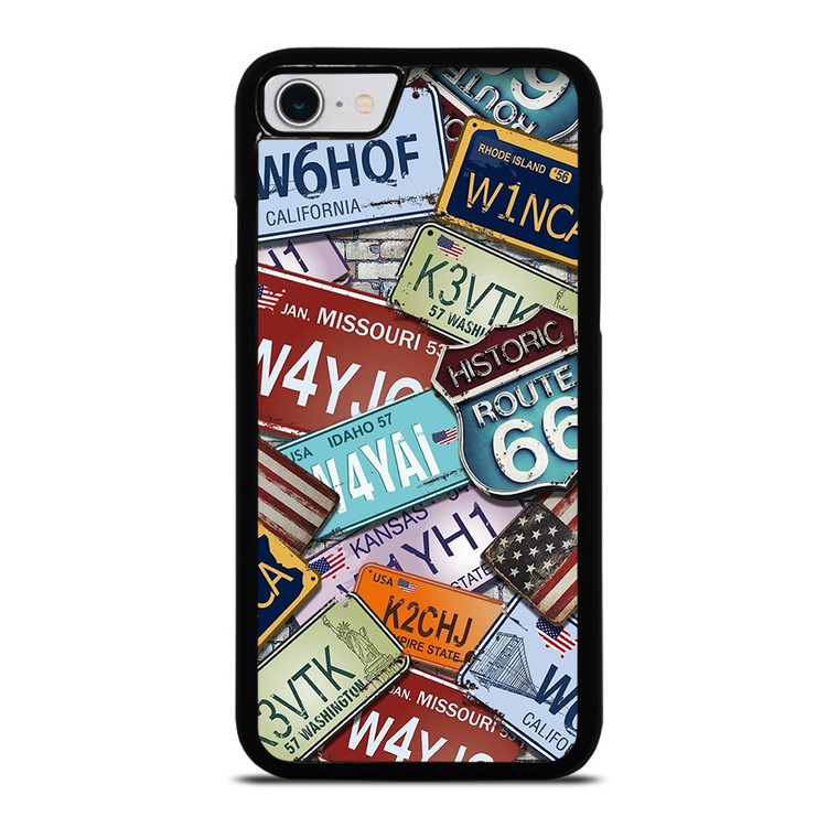 HISTORICAL ROUTE 66 NUMBER PLATE iPhone SE 2022 Case