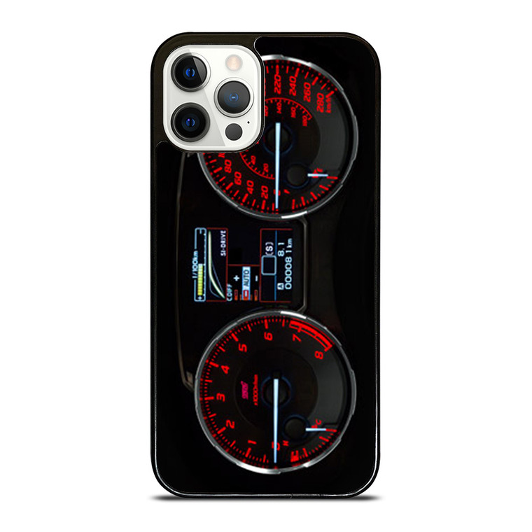 SUBARU IMPREZA WRX STI LCD DISPLAY iPhone 12 Pro Case