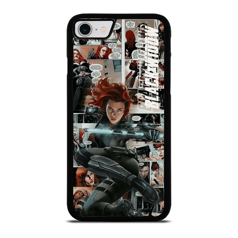 MARVEL BLACK WIDOW COMIC iPhone SE 2022 Case