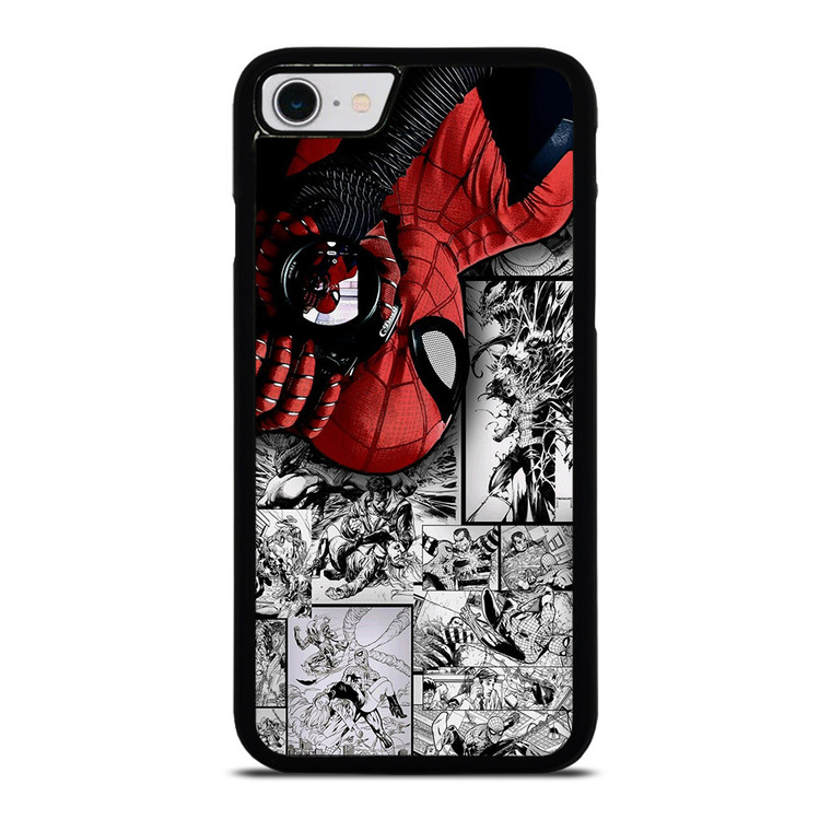 MARVEL SPIDERMAN POTRAIT COMIC iPhone SE 2022 Case