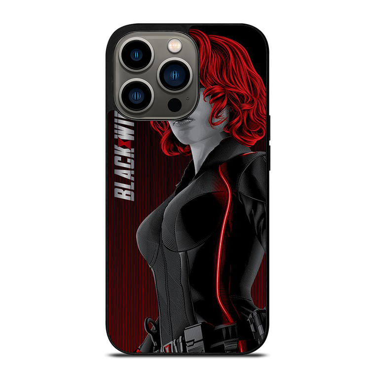 MARVEL BLACK WIDOW AVENGERS ART iPhone 13 Pro Case