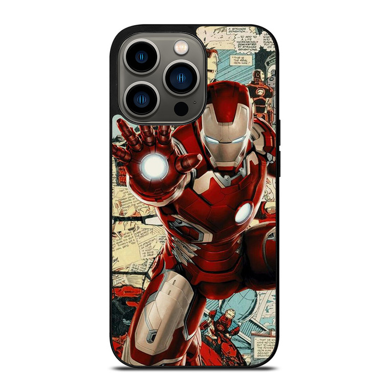 MARVEL IRONMAN COLLAGE COMIC iPhone 13 Pro Case