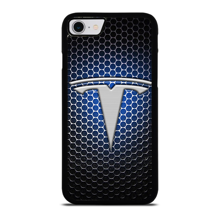 TESLA LOGO BLUE LIGHT iPhone SE 2022 Case