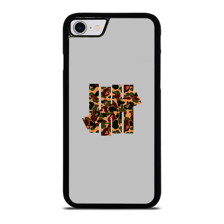UNDEFEATED LOGO BAPE CAMO iPhone SE 2022 Case