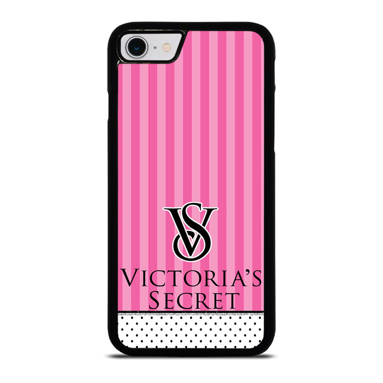 VICTORIA'S SECRET LOGO POLKADOT STRIPE iPhone SE 2022 Case