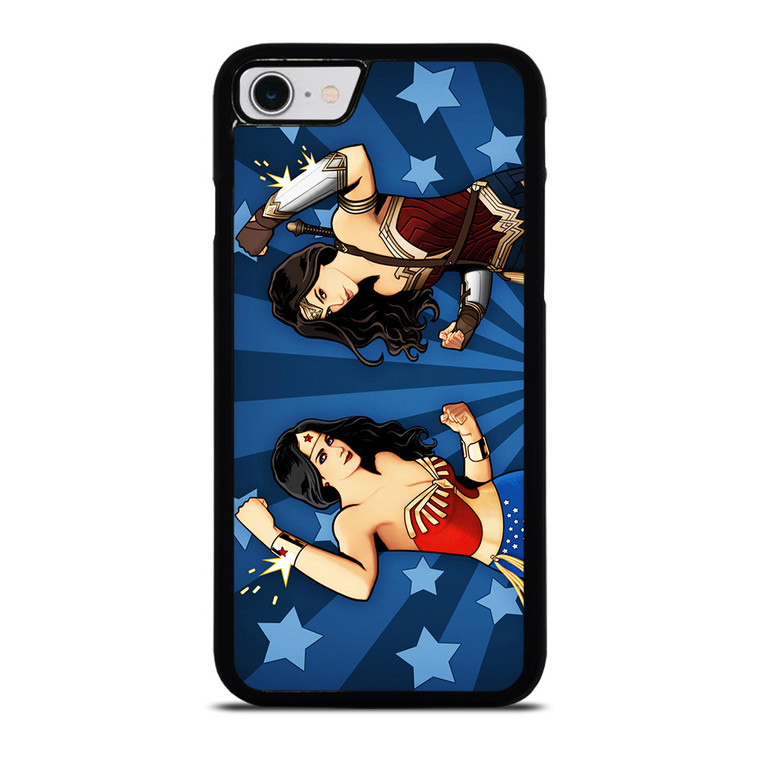 WONDER WOMAN LYNDA CARTER & GAL GADOT iPhone SE 2022 Case