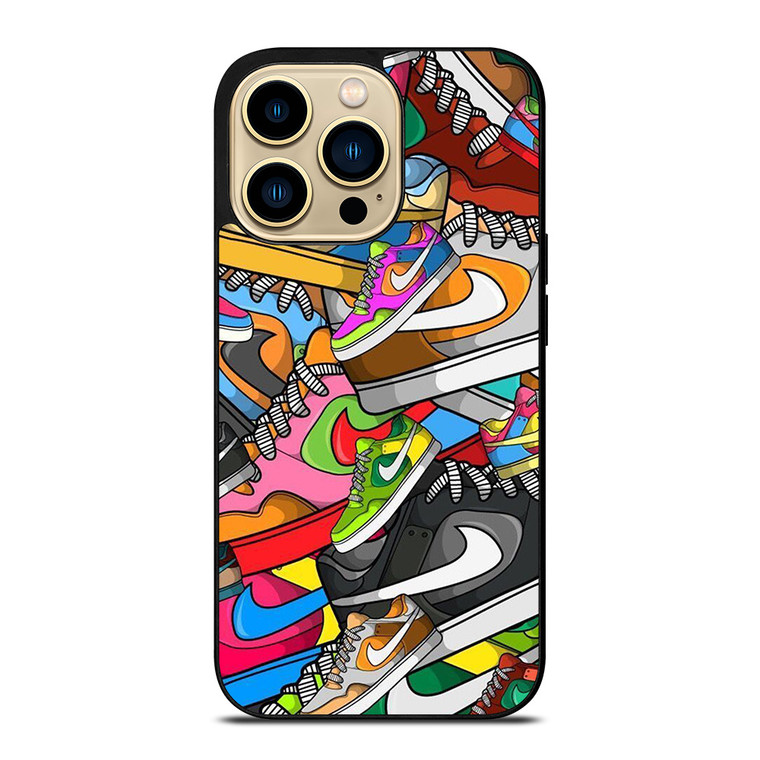 NIKE SHOES ART COLLAGE iPhone 14 Pro Max Case