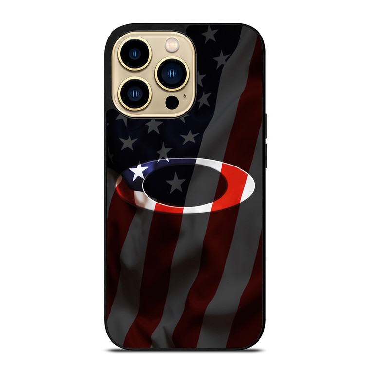 OAKLEY AMERICAN FLAG LOGO EMBOSS iPhone 14 Pro Max Case