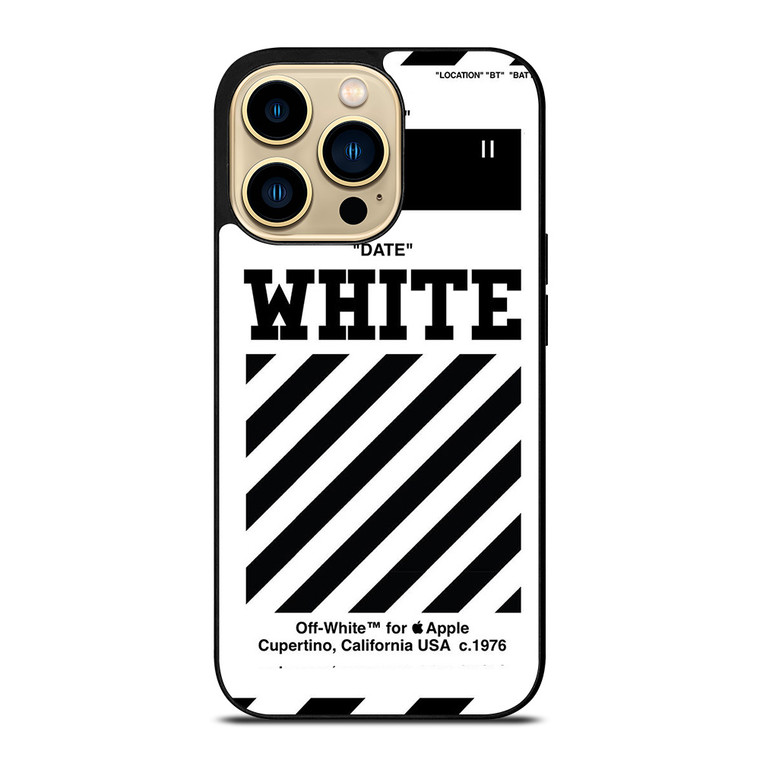 OFF WHITE DATE TIME iPhone 14 Pro Max Case