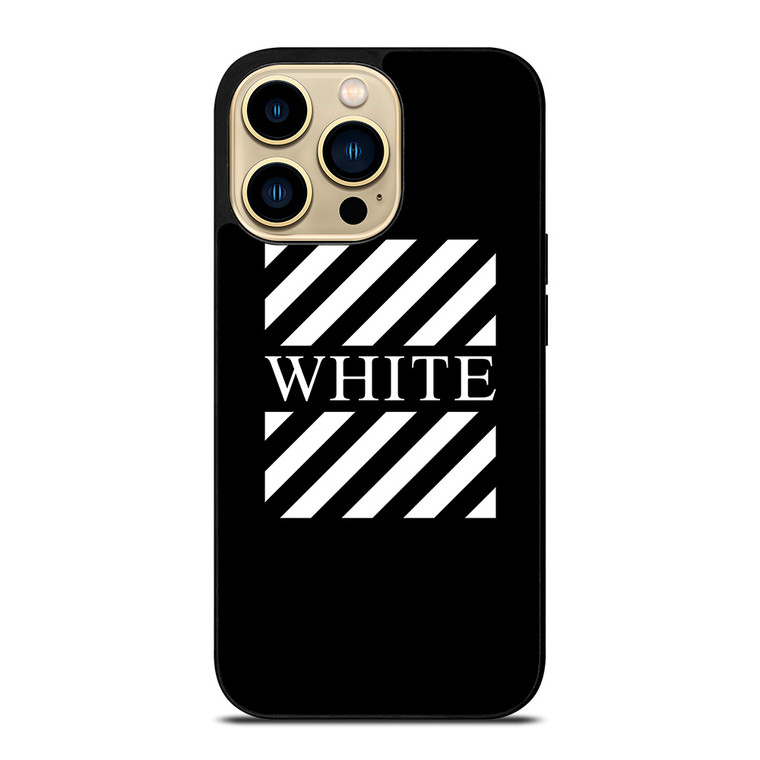 OFF WHITE LOGO CENTER STRIPE iPhone 14 Pro Max Case