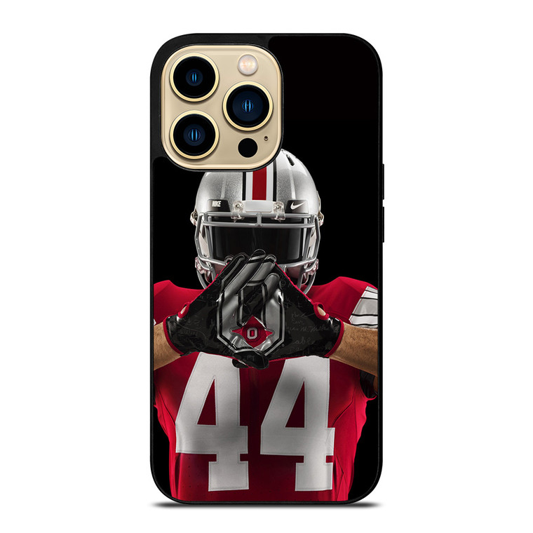 OHIO STATE BUCKEYES FOOTBALL iPhone 14 Pro Max Case OHIO STATE BUCKEYES FOOTBALL iPhone 14 Pro Max Case