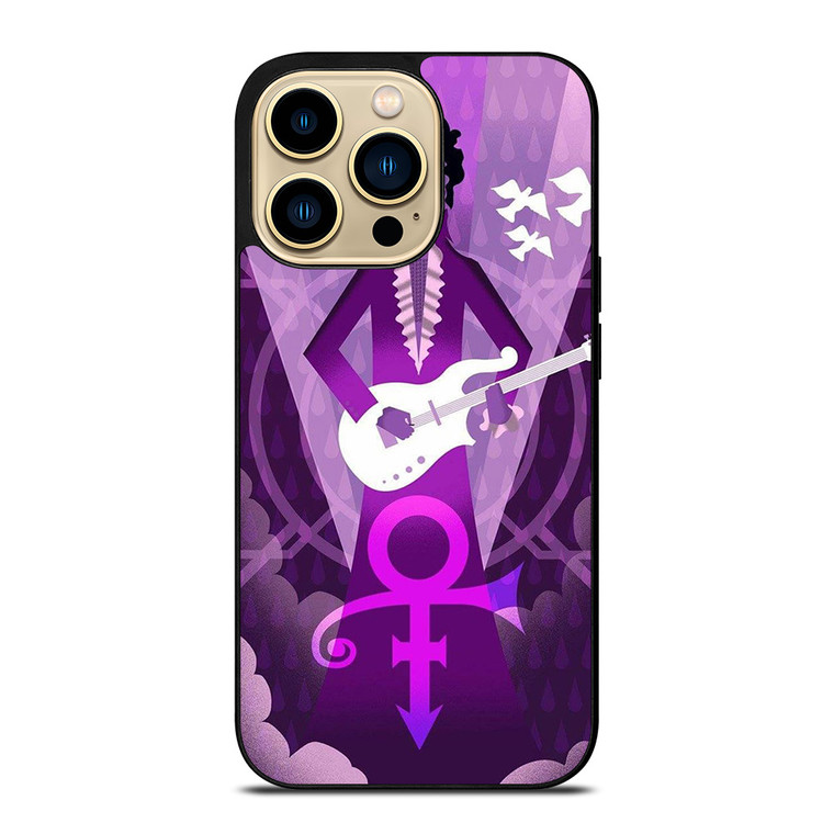 PRINCE PURPLE RAIN CARTOON iPhone 14 Pro Max Case