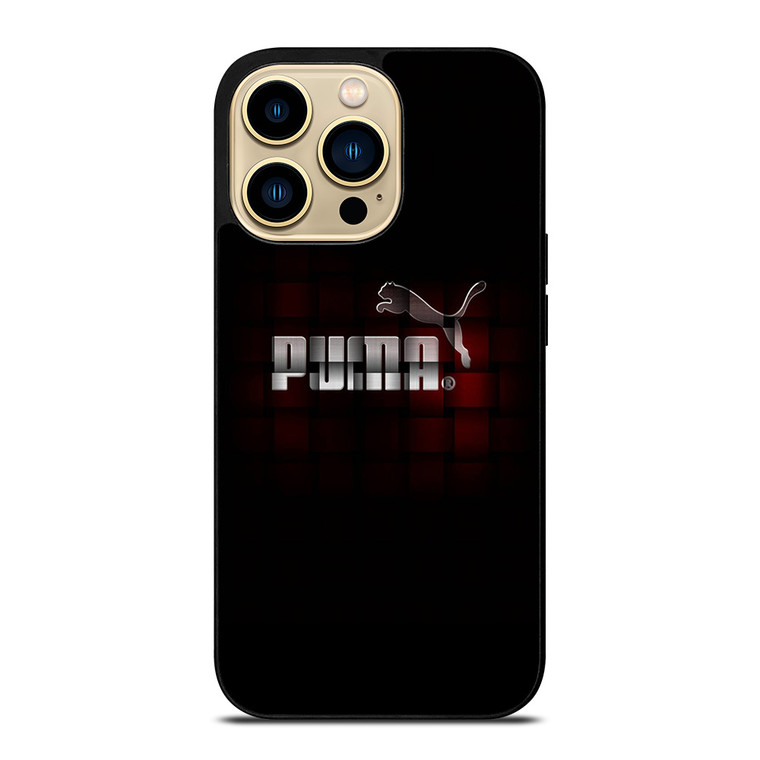 PUMA LOGO RED BLOCK iPhone 14 Pro Max Case