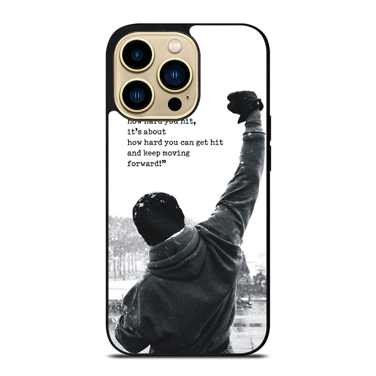 ROCKY MOTIVATIONAL QUOTES iPhone 14 Pro Max Case ROCKY MOTIVATIONAL QUOTES iPhone 14 Pro Max Case