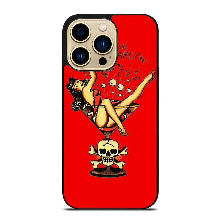 SAILOR JERRY BEWARE iPhone 14 Pro Max Case