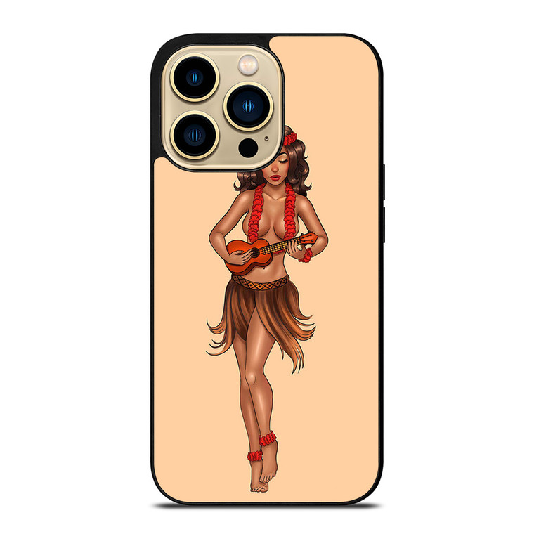 SAILOR JERRY S HULA GIRL iPhone 14 Pro Max Case