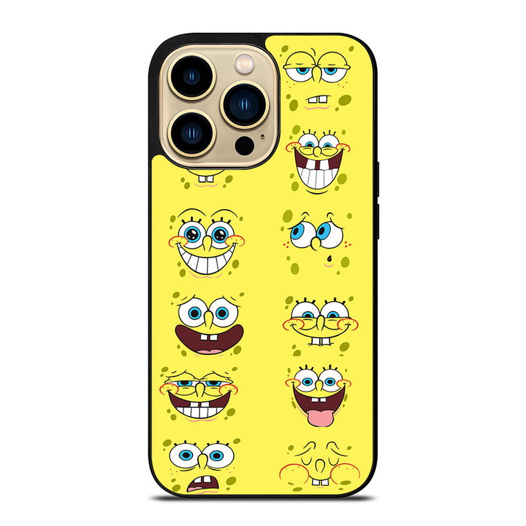 SPONGE BOB MOOD FACE iPhone 14 Pro Max Case
