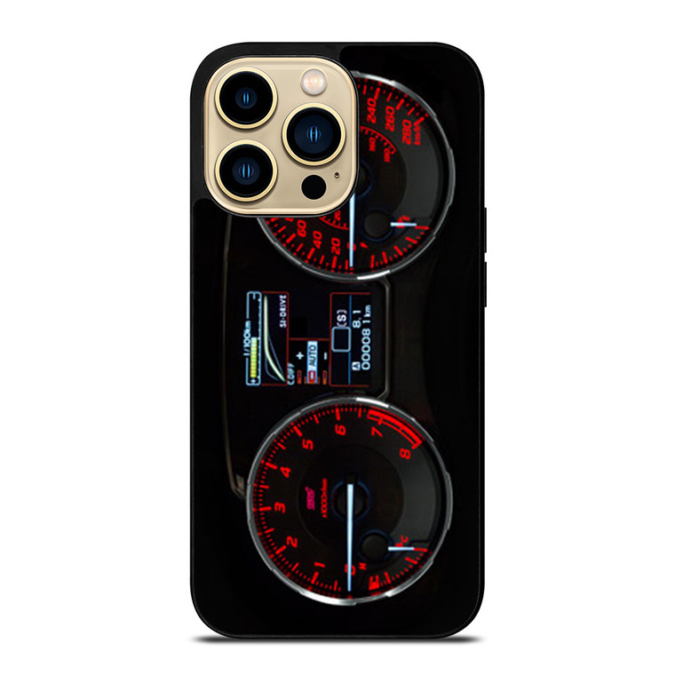 SUBARU IMPREZA WRX STI LCD DISPLAY iPhone 14 Pro Max Case