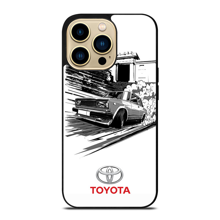 TOYOTA CAR CLASSIC SKETCH iPhone 14 Pro Max Case TOYOTA CAR CLASSIC SKETCH iPhone 14 Pro Max Case