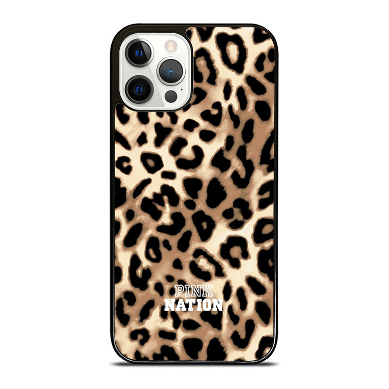 VICTORIA SECRET PINK NATION LEOPARD iPhone 12 Pro Case