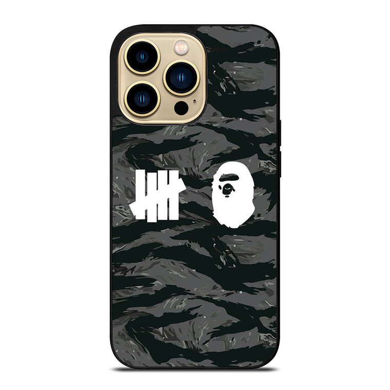 UNDEFEATED BAPE LOGO CAMO iPhone 14 Pro Max Case